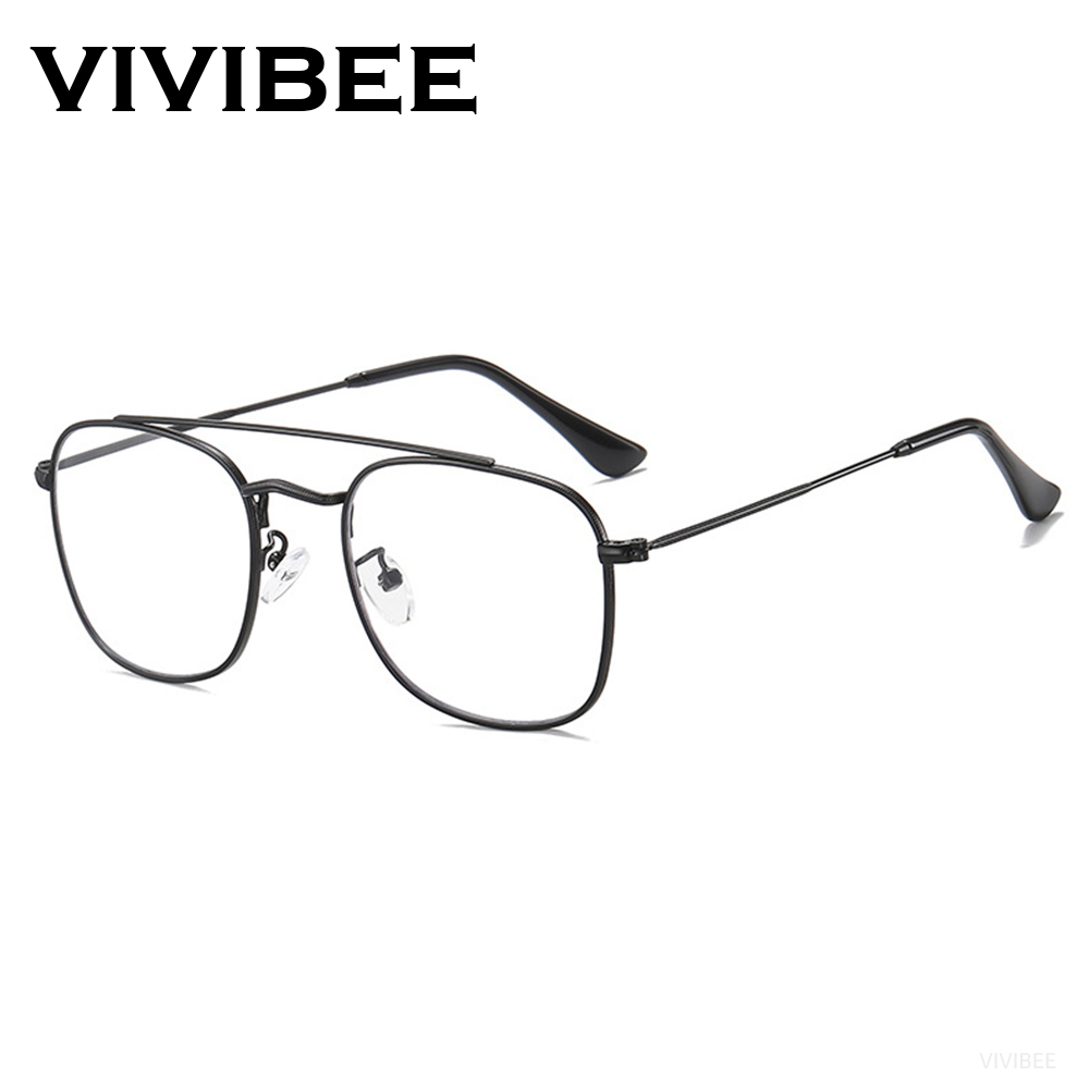 Gaming Glasses Tinted - VIVIBEE Kacamata Pemblokir Cahaya Biru Penerbangan