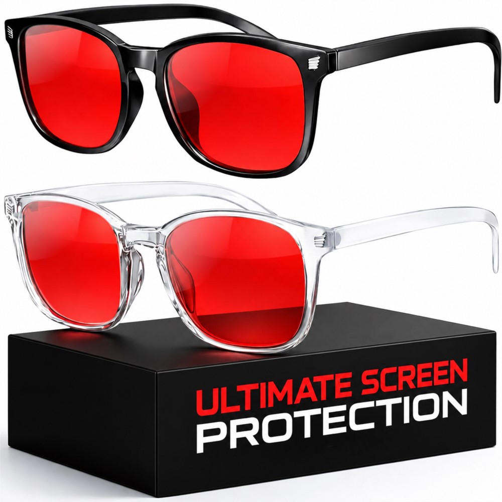 Gaming Glasses Tinted - Kacamata Gaming Anti Cahaya Biru Canggih