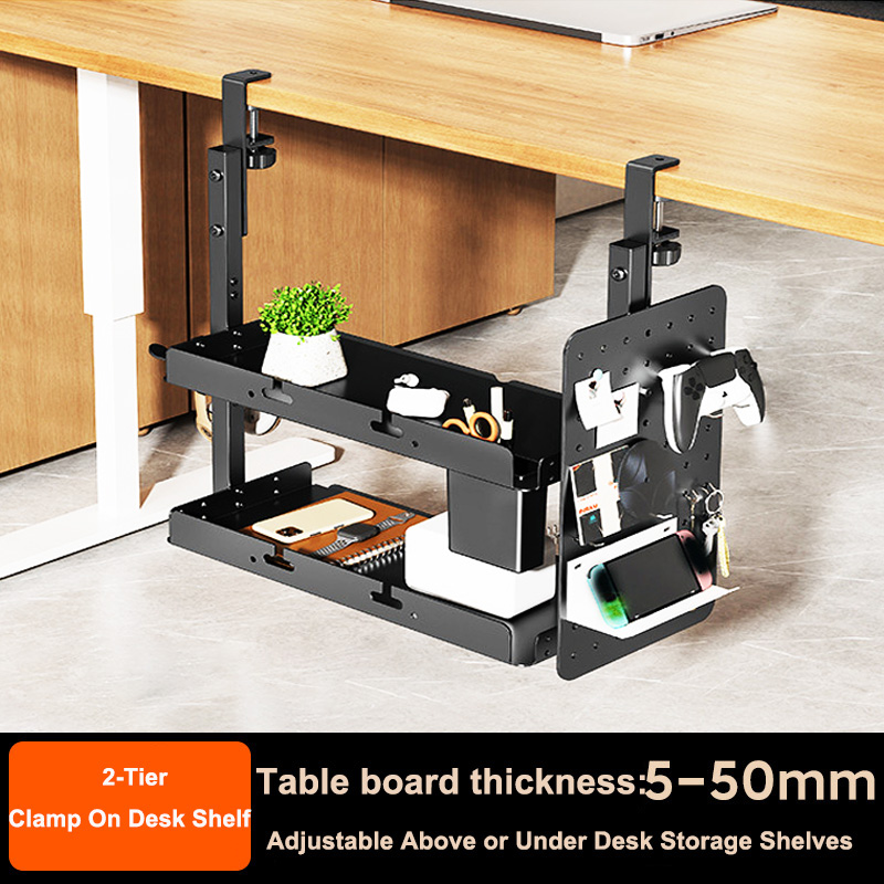 Gaming Accessories Organizer - Rak Penyimpanan 2 Tingkat 14 Inci