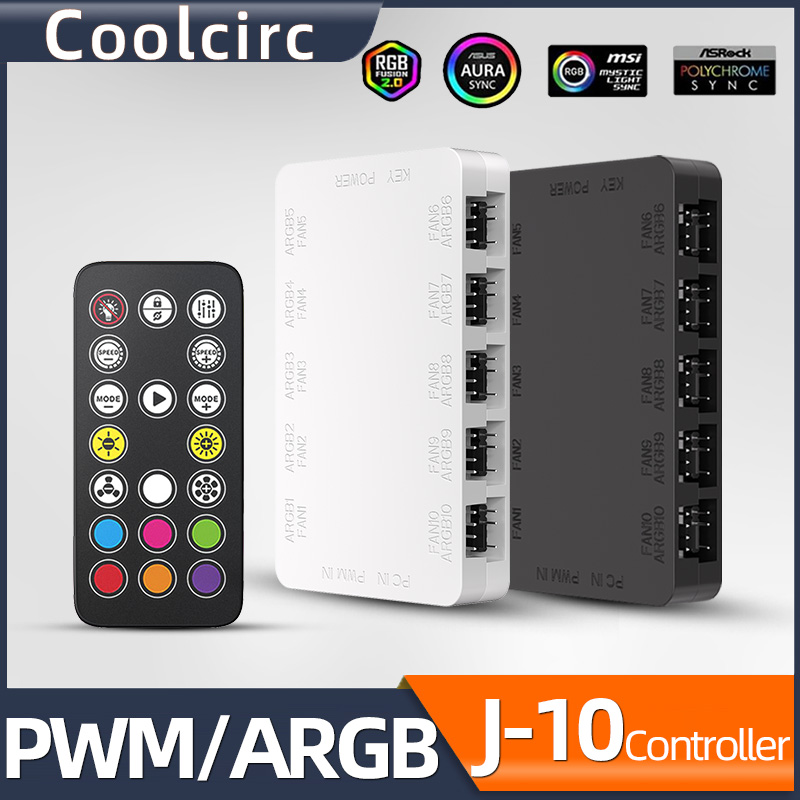 Fan Hub Rgb Controller - Efek Lampu ARGB dan Pengontrol Kecepatan