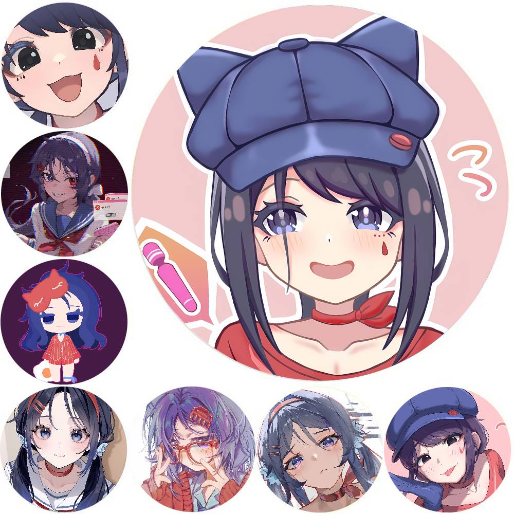 Gaming Accessories Kawaii - Lencana Logam Kawaii Pretty Hot Mita