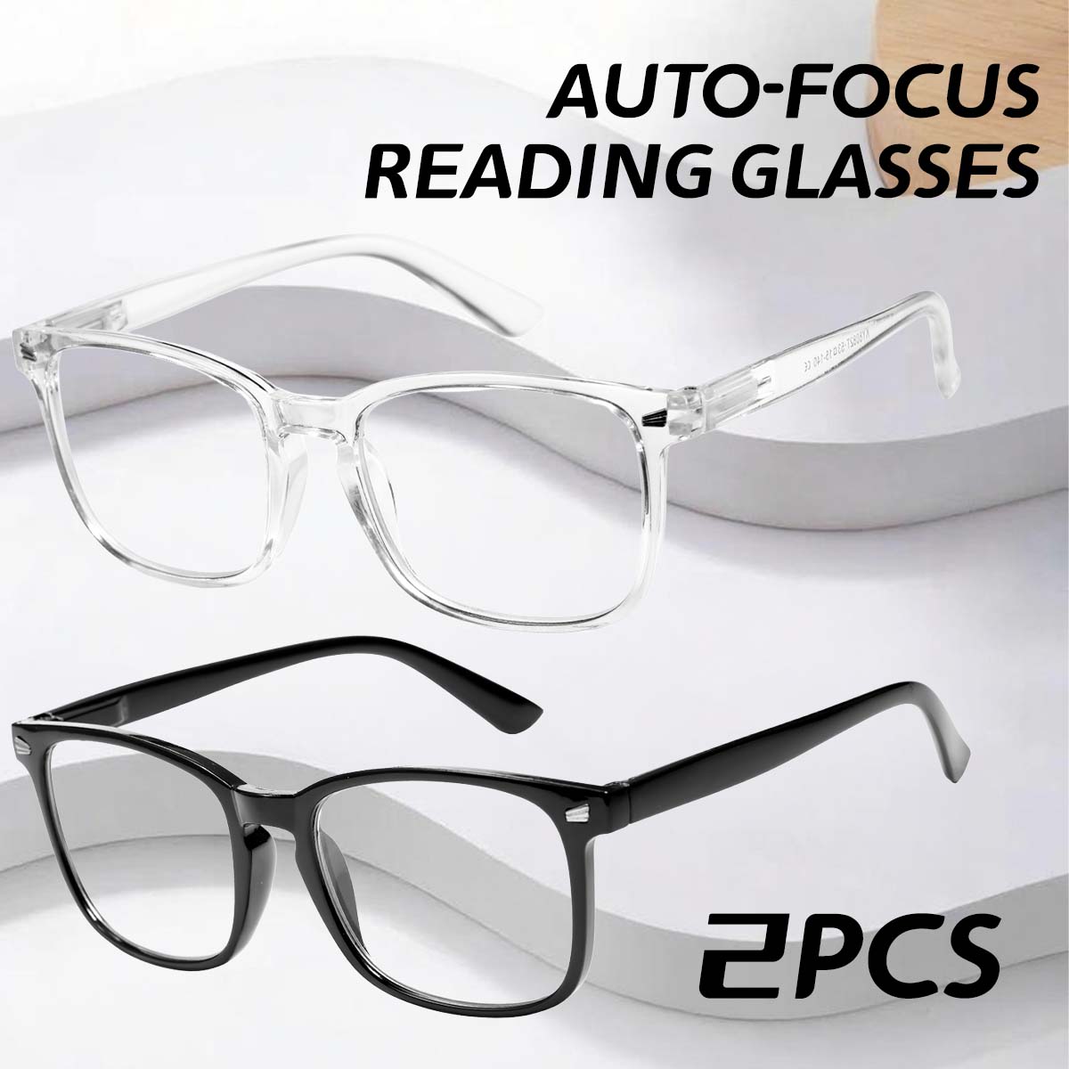 Gaming Glasses Tinted - 1/2/3/5PCS Kacamata Cerdas Zoom Otomatis dengan