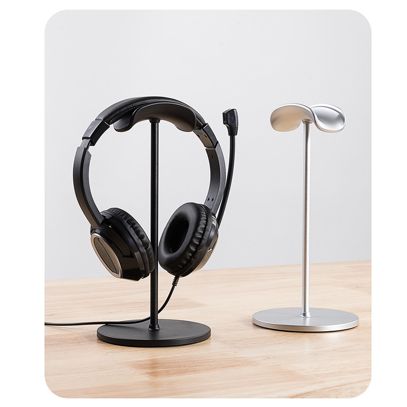 Gaming Accessories For Setup - Dudukan Headphone terpasang di kepala logam,