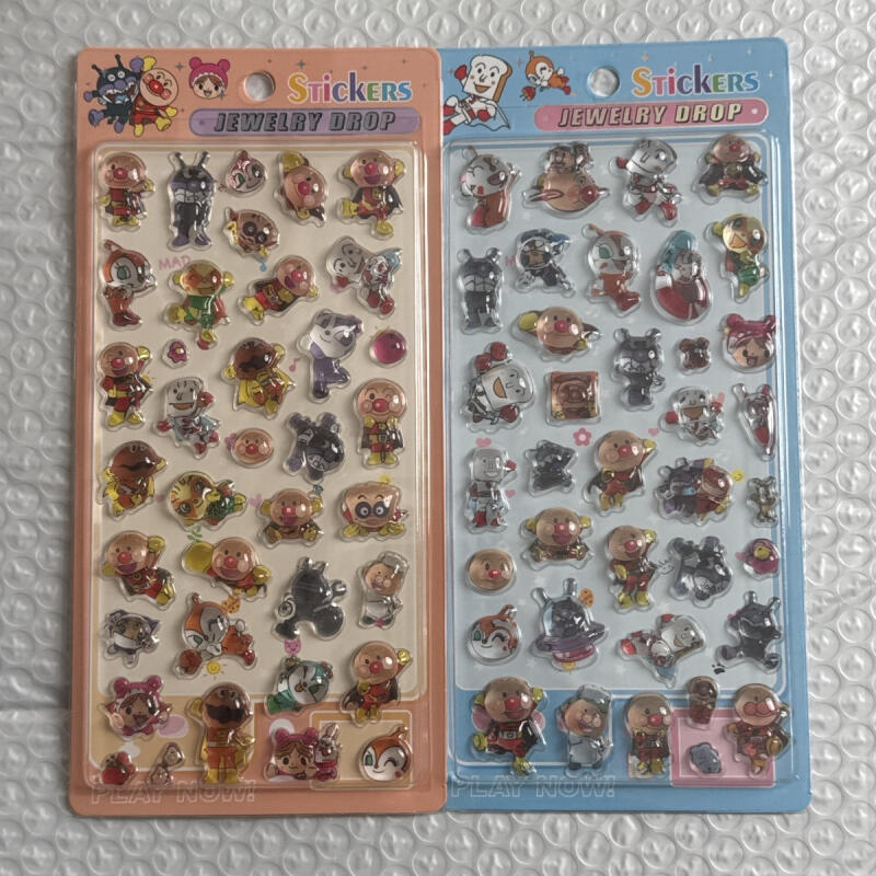 Gaming Accessories Anime - Stiker Relief 3D Anpanman Kawaii Stiker