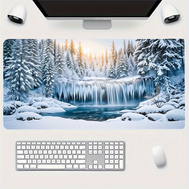 Alas Mouse Besar Winter Snowsc - Gaming Accessories Officeworks ulasan dan harga
