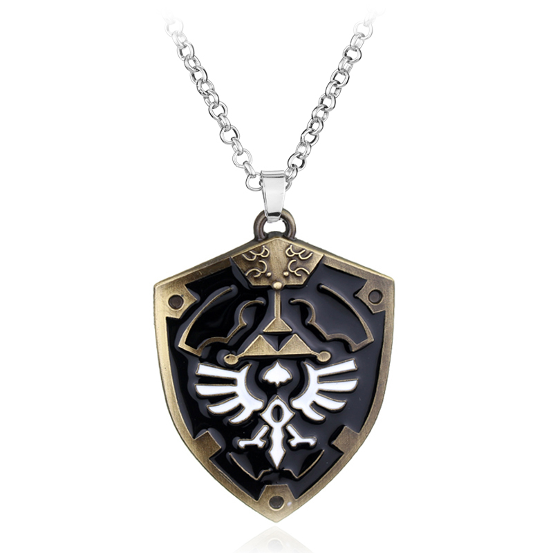 Kalung Liontin Simbol Perisai  - Gaming Accessories As Gifts ulasan dan harga