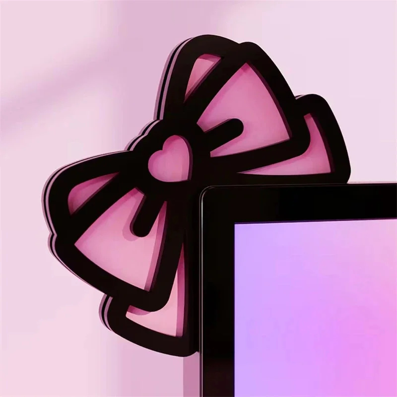 Dekorasi Monitor Akrilik Pink  - Gaming Accessories Kawaii ulasan dan harga