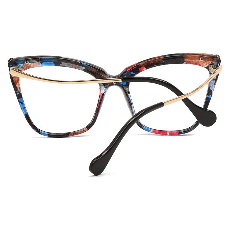 Kacamata Vintage X Cat Eye Bin - Gaming Glasses Tinted ulasan dan harga