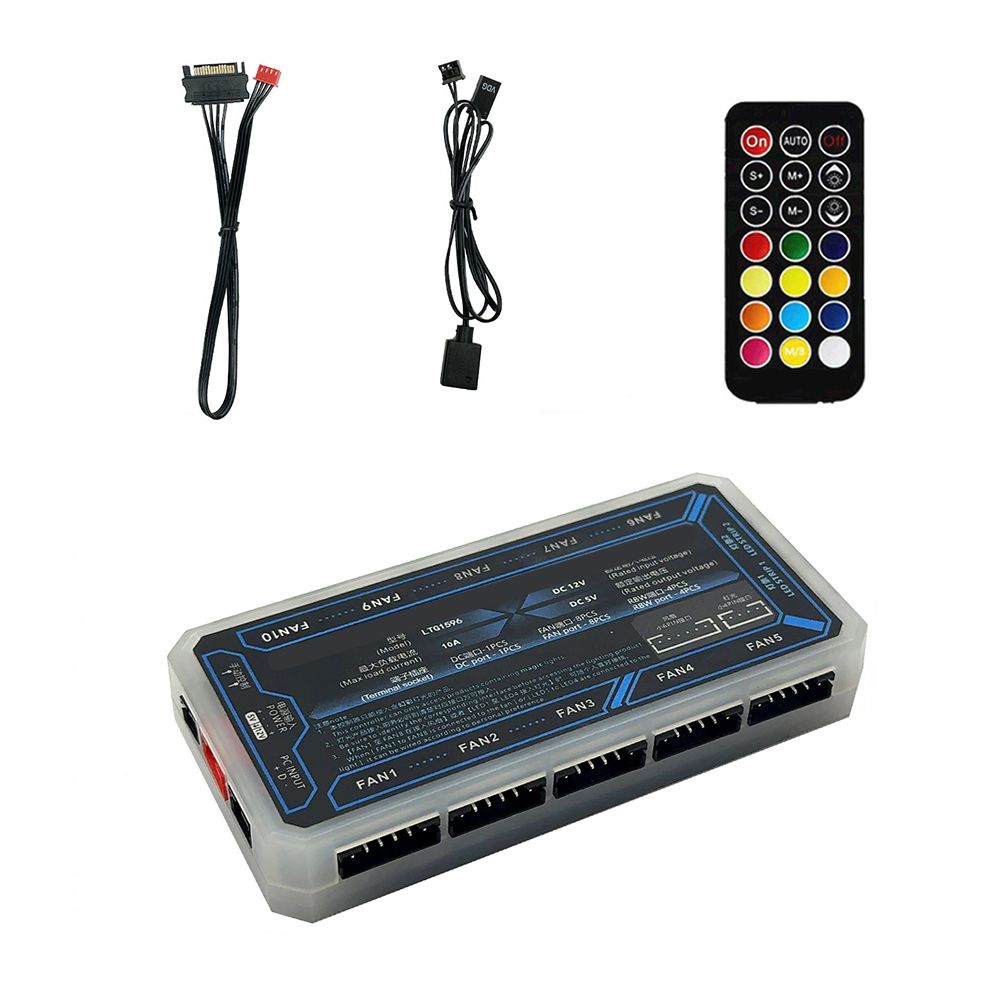 1 Buah Hub RGB Kipas Casing Ko - Fan Hub Rgb Controller ulasan dan harga