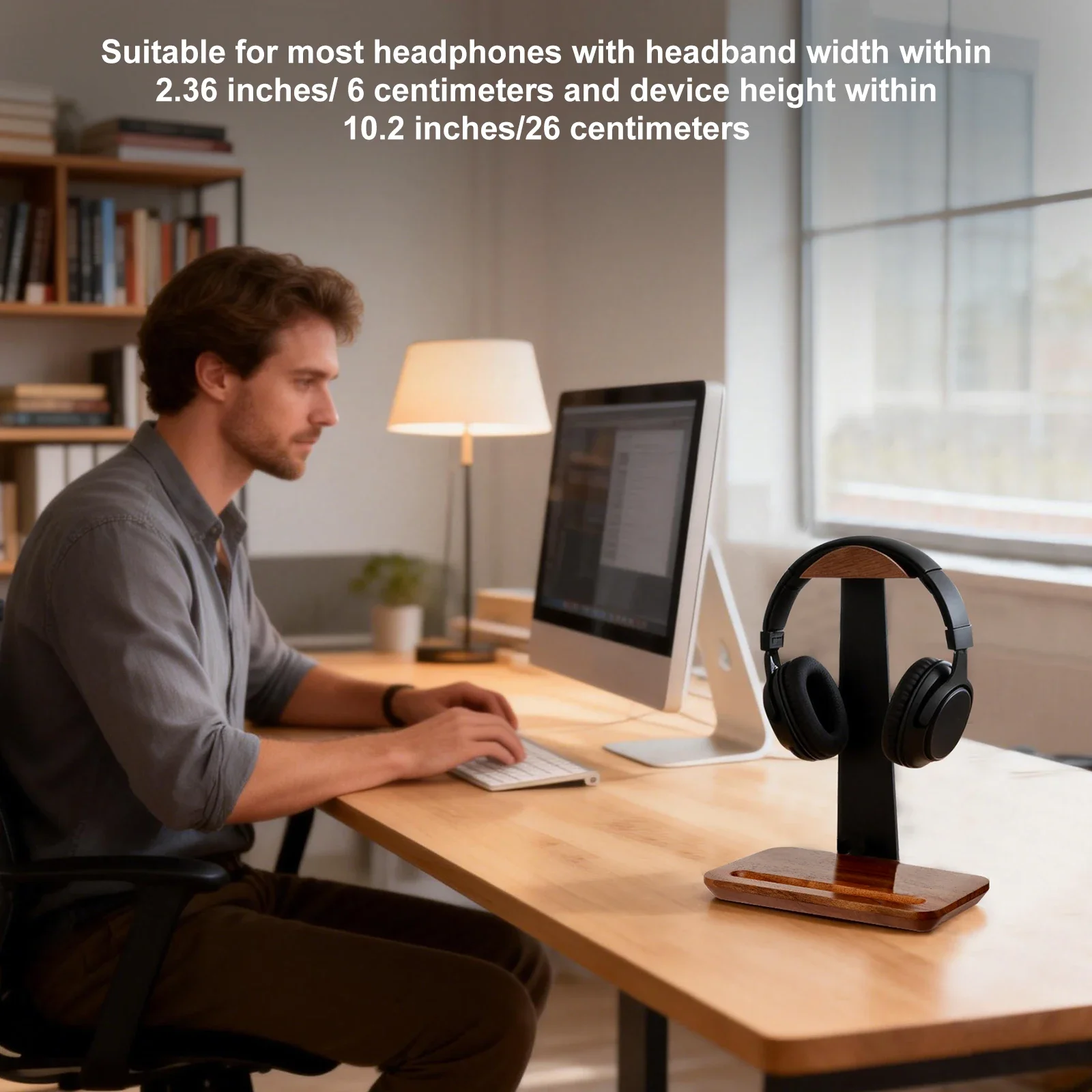 Penyangga Headphone Kayu Unive - Gaming Accessories For Setup ulasan dan harga