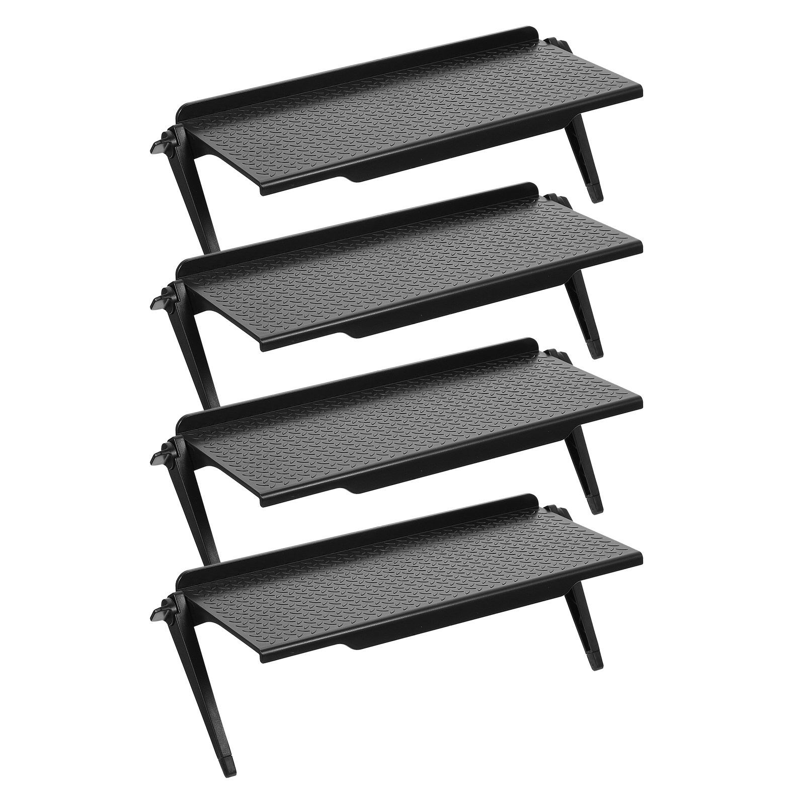 4 Buah Rak Aksesori TV Plastik - Gaming Accessories Organizer ulasan dan harga