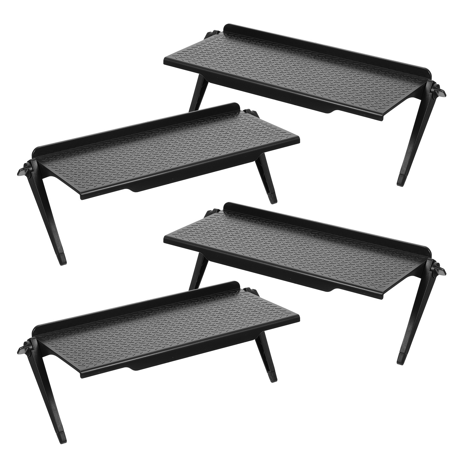4 Buah Rak Aksesori TV Plastik - Gaming Accessories Organizer ulasan dan harga