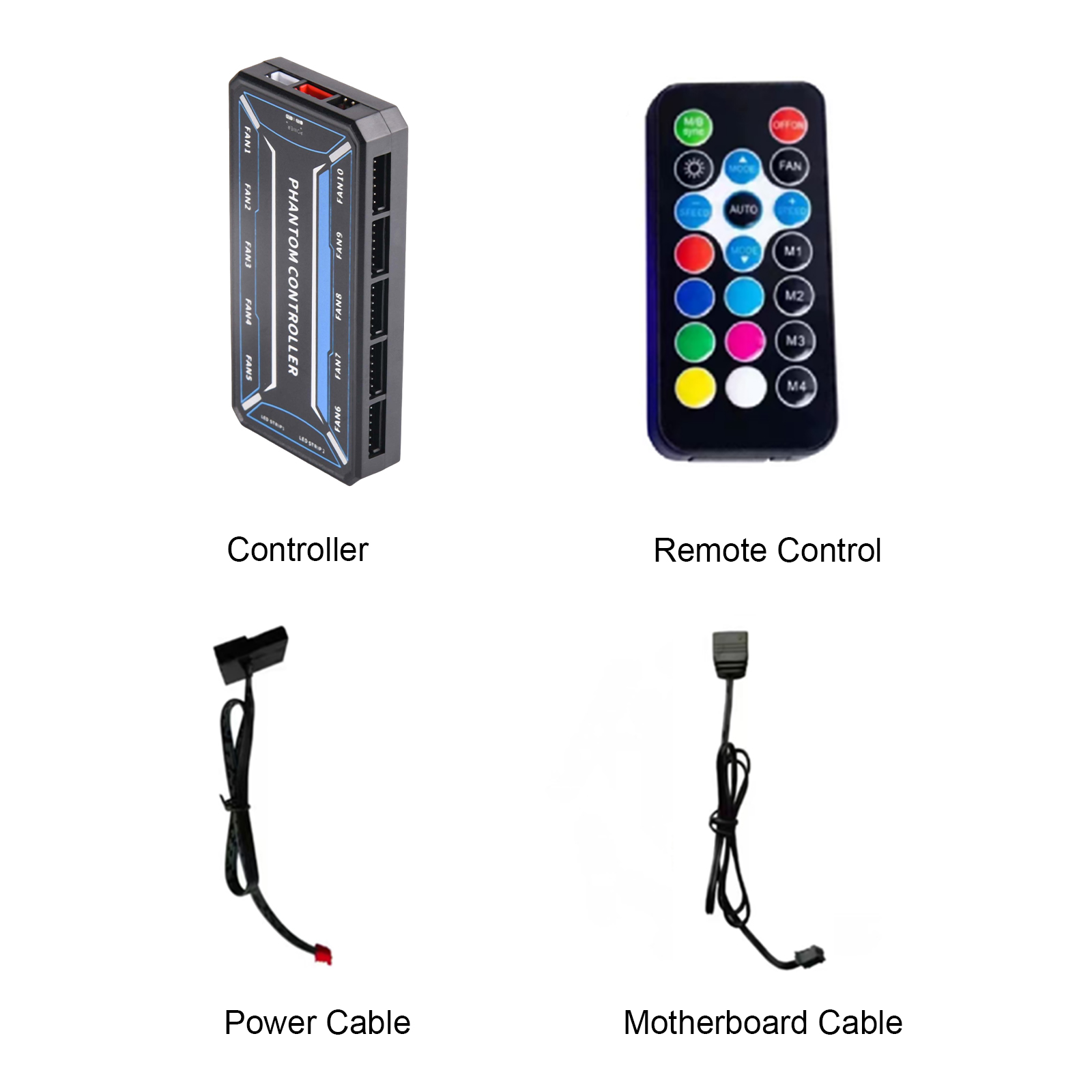 Splitter Kipas Casing PC 6Pin  - Fan Hub Rgb Controller ulasan dan harga