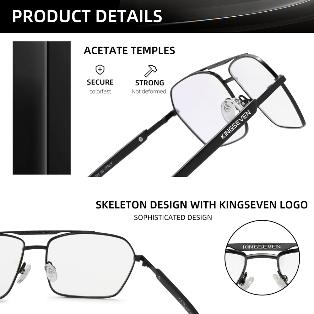 KINGSEVEN kacamata Anti sinar  - Gaming Glasses Tinted ulasan dan harga